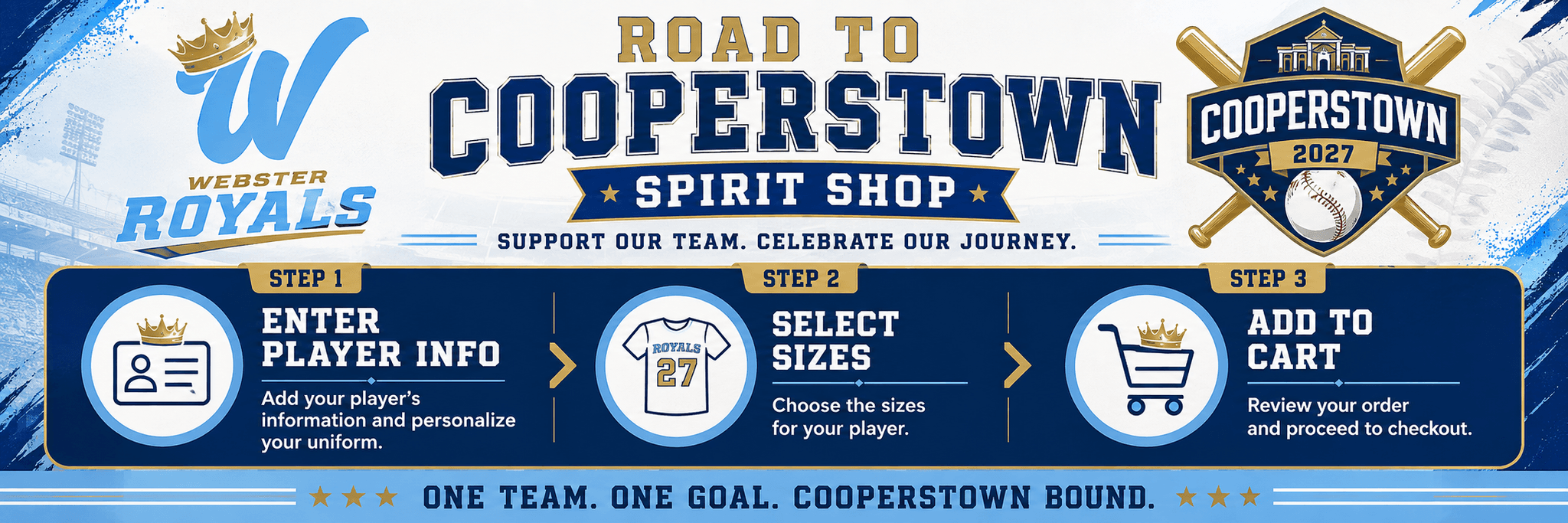 Webster Royals Road to Cooperstown 