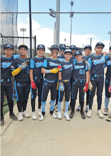 Team wearing custom 100 Percent Custom uniforms