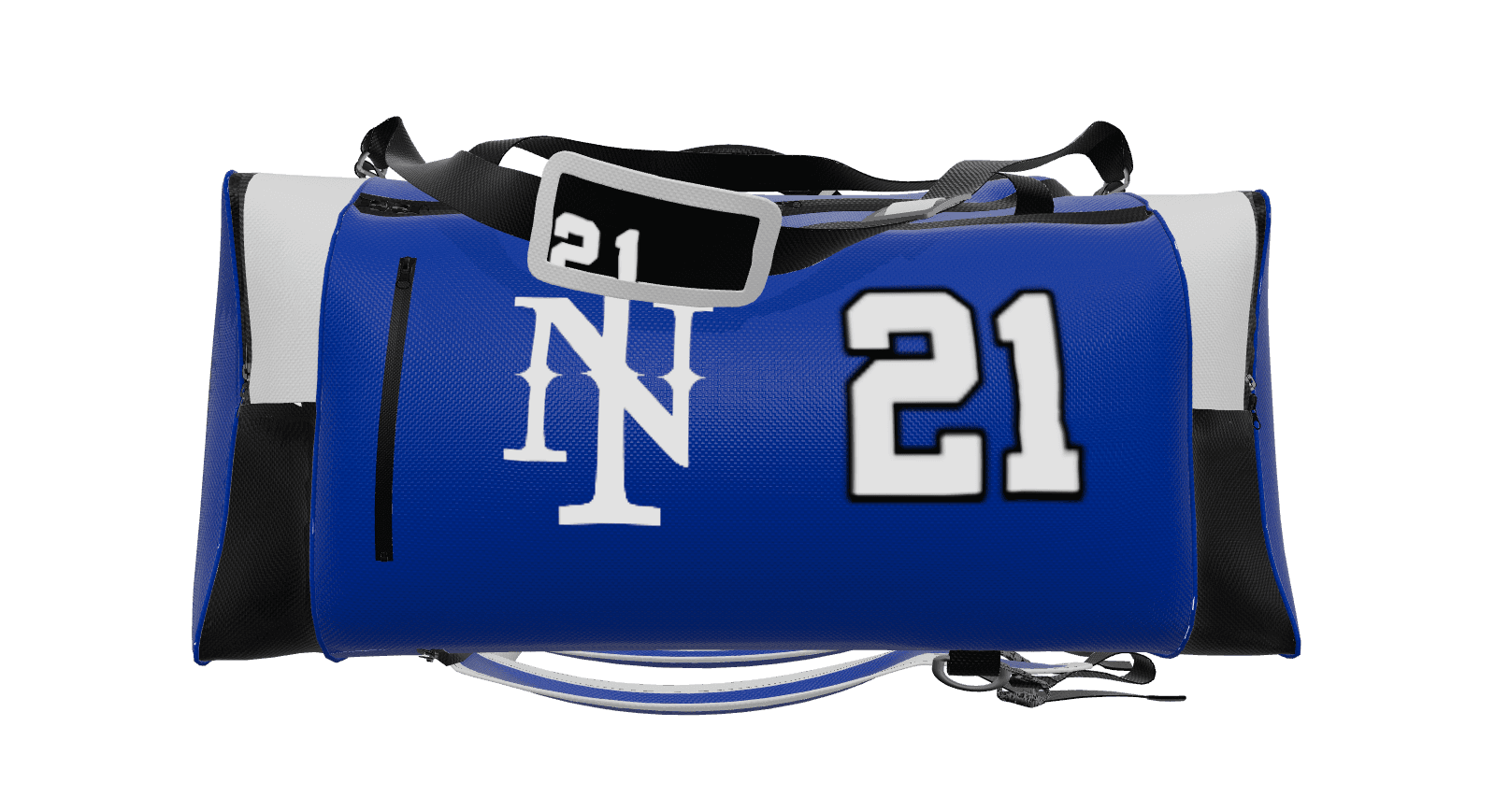Duffle Bag with Bat Zipper