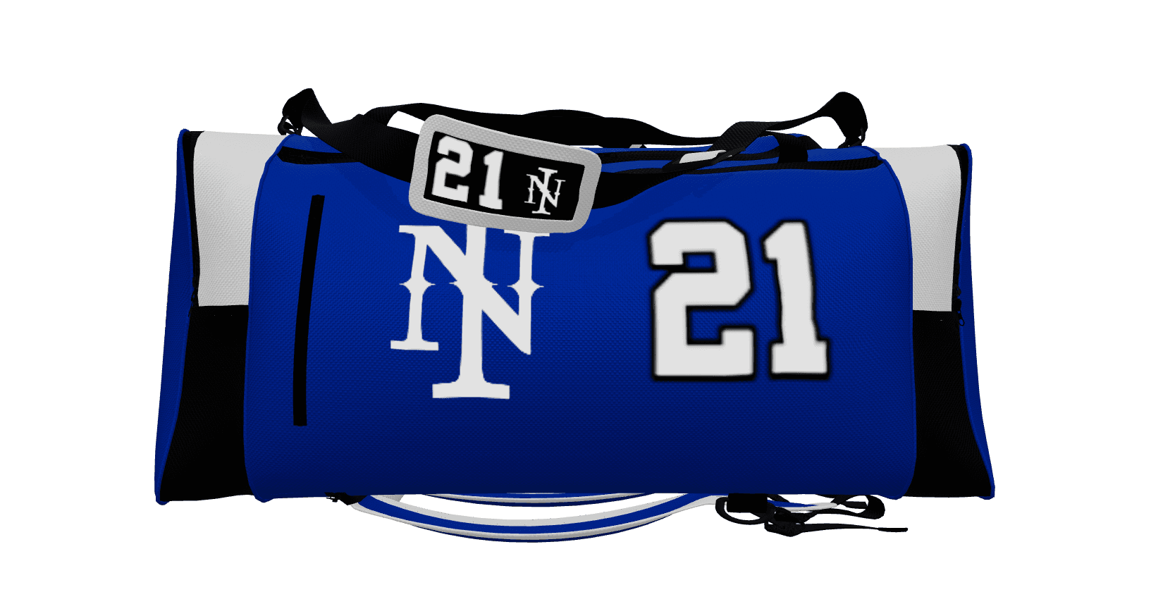 Duffle Bag with Zippered Bat Compartment